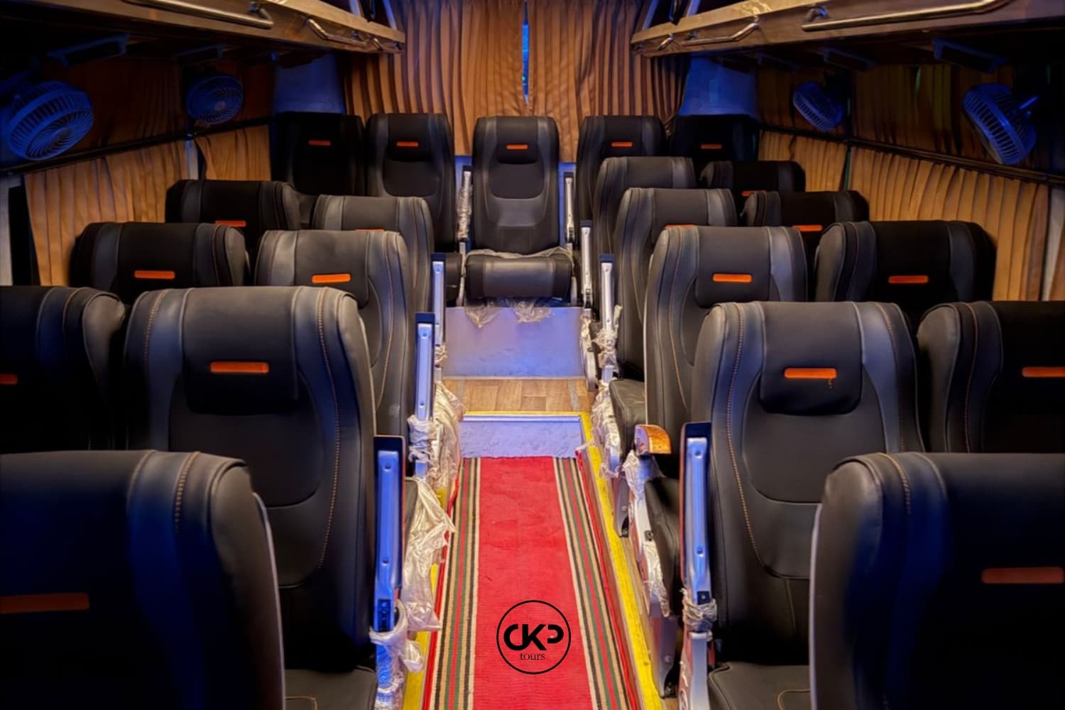 30-Seater Mini Bus interior 1